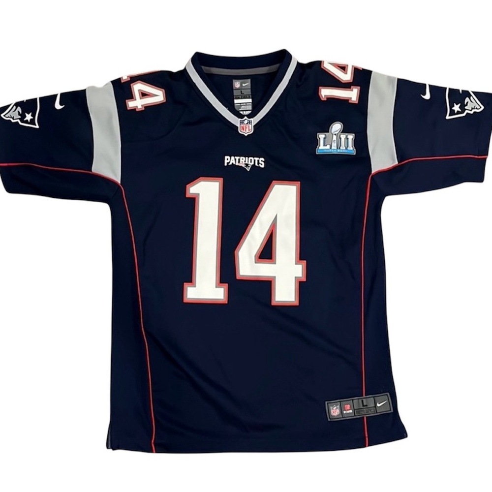 Nike Brandin Cooks Patriots Super Bowl LII Jersey Youth L 14/16